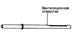 Вентиляционное отверстие рейки рулевого маханизма